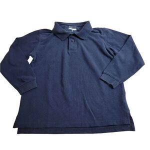 George Navy school uniform longsleeve polo shirt M8